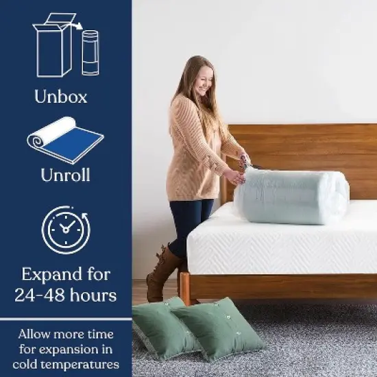 Delara 2 Inch Gel Infused Memory Foam Mattress Topper, Certipur-US Certified, Ventilated Design for Better Airflow image {5}