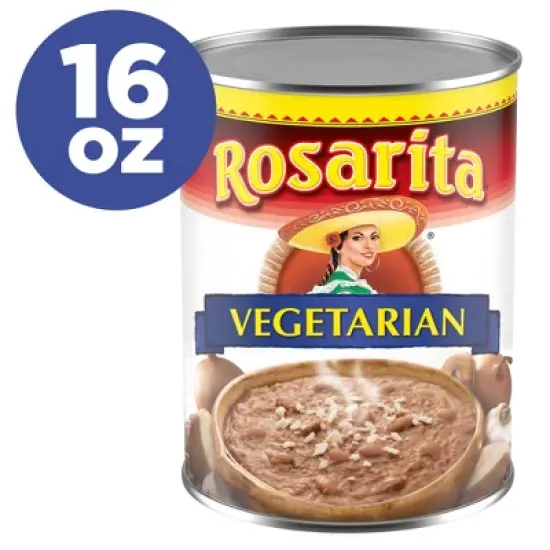 Rosarita Vegetarian Refried Beans - 16oz image {5}