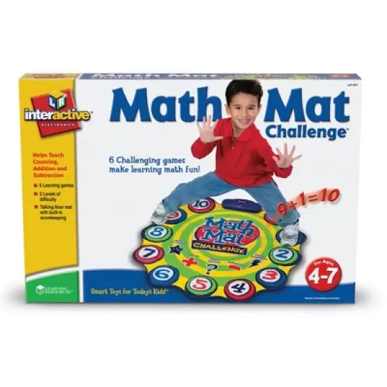 Learning Resources Math Mat Challenge Game, Early Math Skills, Ages 4+ image {4}