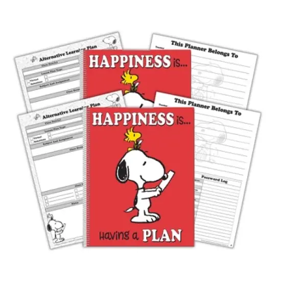 Eureka&reg; Peanuts&reg; Lesson Plan & Record Book, Pack of 2 image {5}