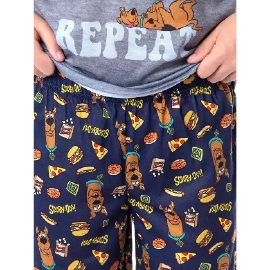 Scooby-Doo Boys' Snack Sleep Repeat Scooby Sleep Pajama Set Short Multicolored image {2}