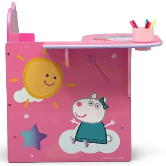 Peppa Pig Chair Desk with Storage Bin - Delta Children image {5}