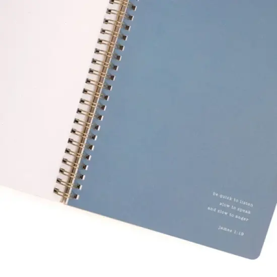 Church Notes 75 Sheet College Ruled Spiral Notebook Dove Gray: Small Spiral Journal for Sermon & Note Taking image {5}