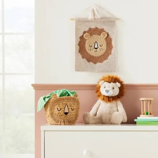 Lion Fiber Wall Art - Cloud Island&trade; image {1}