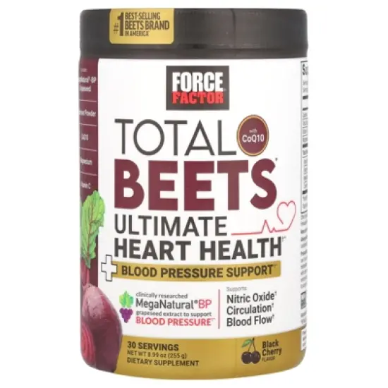 Force Factor Total Beets&reg; With CoQ10, Ultimate Heart Health, Black Cherry, 8.99 oz (255 g) image {3}