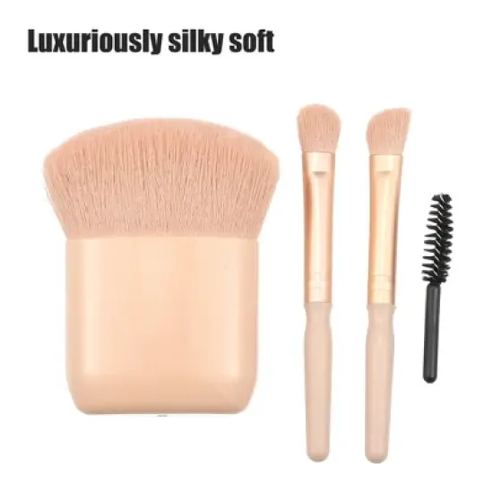 Unique Bargains Eye Makeup Brushes Travel Makeup Brush Set 4Pcs image {2}