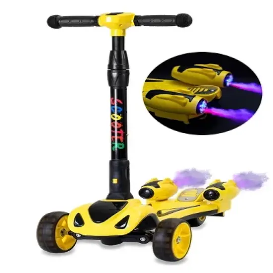GlareWheel Y1 Kids Kick Scooter Real Smoking Rocket image {11}