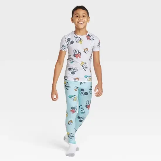 Boys' Disney Mickey & Friends 2pc Sleep Pajama Set - Gray image {2}