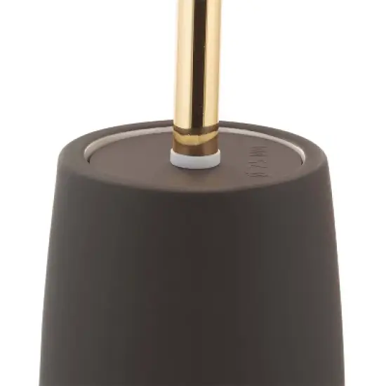 Lisse Wide Bowl Brush with Rubberized Finishing Espresso - Elle D&eacute;cor image {5}