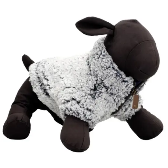 The Worthy Dog Cozy Wubby Fleece Quarter Zip Pullover image {3}