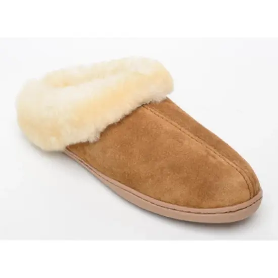 Minnetonka Women's Suede Sheepskin Mule image {5}