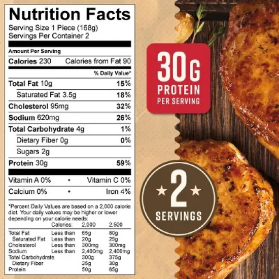Tyson Savory Campfire Pork Chop - 12oz image {8}
