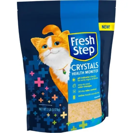 Fresh Step Crystals Health Monitor Cat Litter - 7lbs image {2}