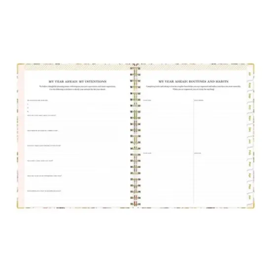 Day Designer 8.5"x11" 2025-2026 Weekly/Monthly Wirebound Teacher Lesson Planner Clipboard Hardcover Butterfly Garden, Teacher Supplies image {8}