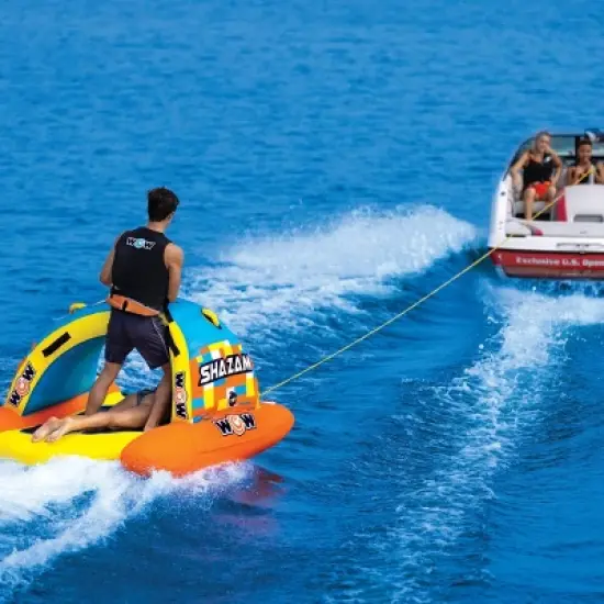 WOW Shazam 2-Person Standing Steerable Towable image {8}
