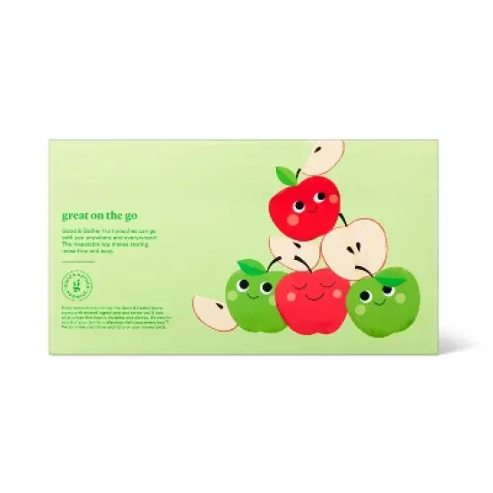 Unsweetened Apple Fruit Puree Pouches - 24ct - Good & Gather&trade; image {2}