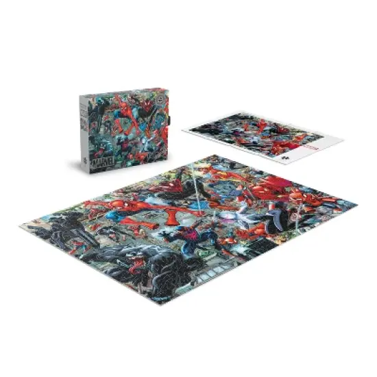 Silver Select Marvel Spider-verse 1000pc Puzzle image {1}