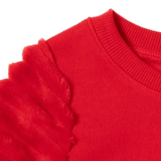 Disney Lilo & Stitch Encanto Minnie Mouse Stitch Isabela Mirabel Girls Fleece Fur Sweatshirt Toddler image {3}