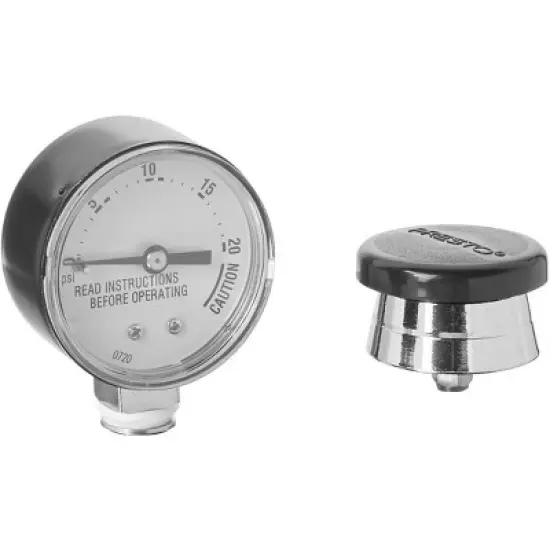 Presto 01784 23-Quart Induction Compatible Pressure Canner, Silver, Aluminum image {1}