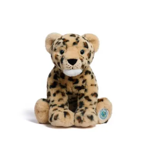 FAO Schwarz 10" Planet Love Recycled Bottle Amur Leopard Toy Plush image {5}