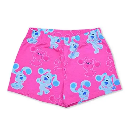 Nickelodeon Girl's Blue's Clues 2 Piece Active Wear Coordinates, Graphic Printed T-Shirt and Shorts Bundle Set for toddler image {1}