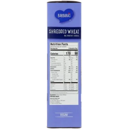 Barbara's Bakery Shredded Wheat Cereal - Case of 12/15 oz image {4}