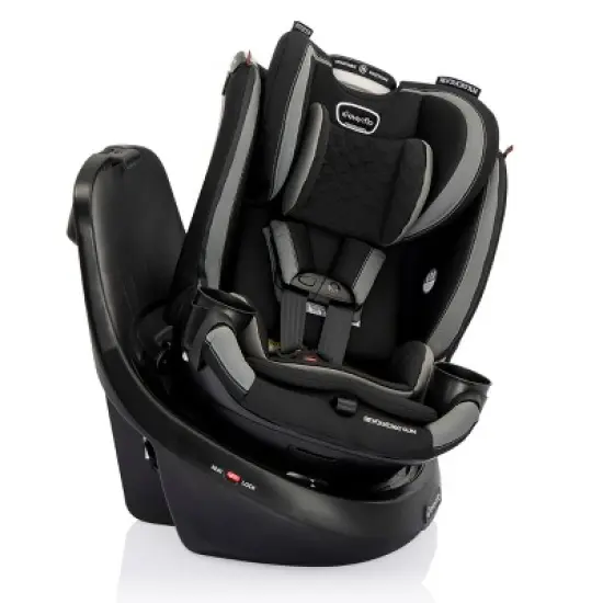 Evenflo Revolve 360 Slim 2-in-1 Rotational Convertible Car Seat with Quick Clean Cover image {3}