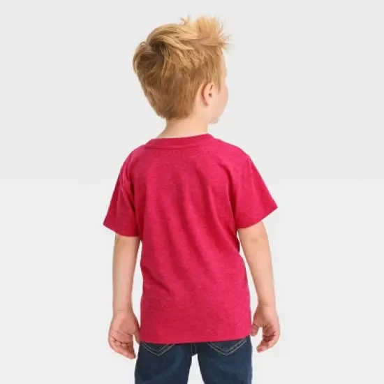 Toddler Boys' Marvel Spidey and Miles Solid Short Sleeve T-Shirt - Red image {1}