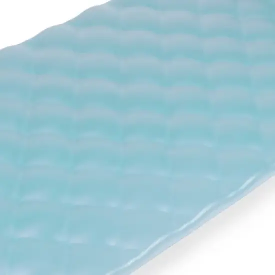 Kelsyus 72 Inch Laguna Lounger Portable Roll Up Foam Floating Mat with Built In Oversized Pillow for Swimming Pool, Lake, Beach, Aqua (2 Pack) image {3}