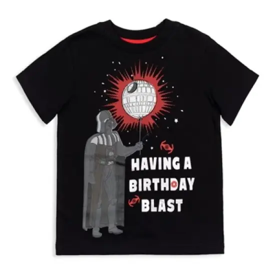 Star Wars Darth Vader Birthday Graphic T-Shirt Black  image {7}