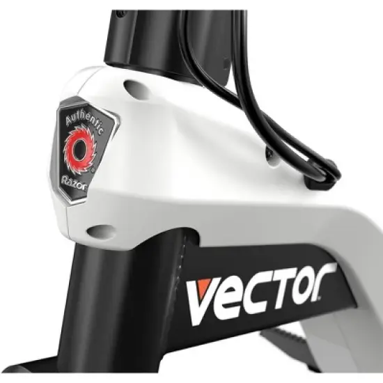 Razor Vector Step Over Electric Scooter - White image {3}