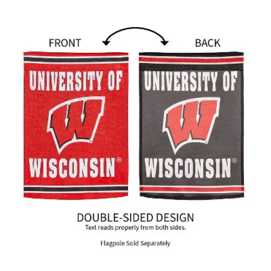 Embossed Suede Flag, GDN Size, University of Wisconsin-Madison image {5}