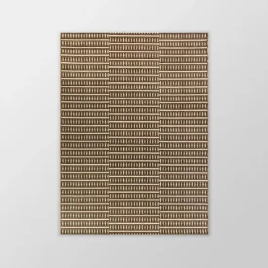Shifted Geo Stripe Outdoor Rug Tan - Project 62&trade; image {6}