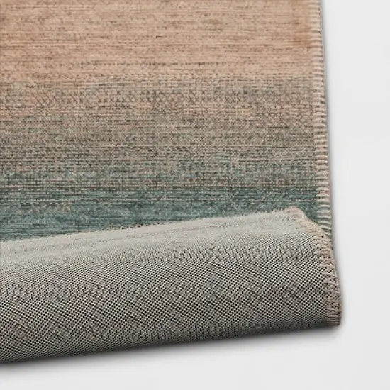 Rectangular Woven Indoor Outdoor Area Rug Sunset Ombre - Threshold&trade; image {3}