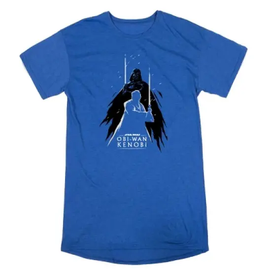 Star Wars: Obi-Wan Duel of Two Women's Royal Blue T-Shirt image {2}