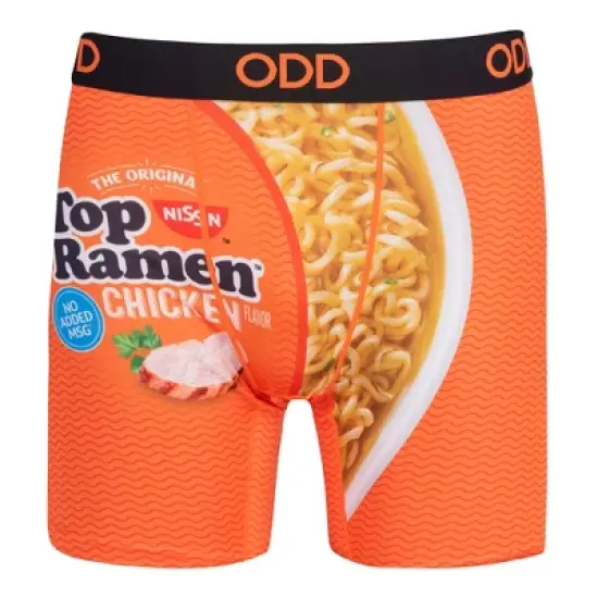 Odd Sox Men's Funny Underwear Boxer Briefs, Top Ramen Noodle Soup Flavors, Novelty Print image {7}