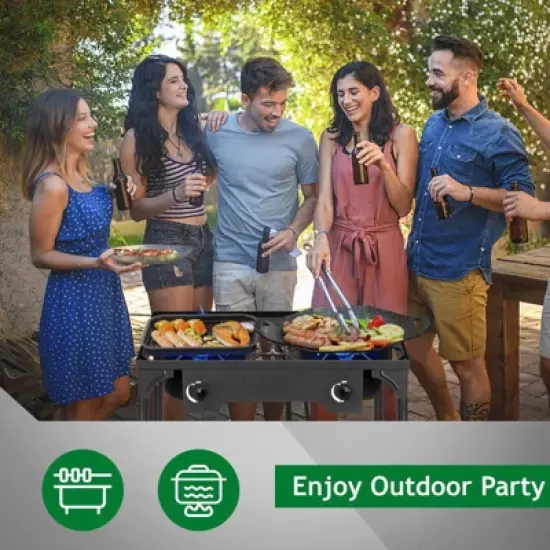 Winado 2 Burner High Pressure Propane Outdoor Stove image {6}