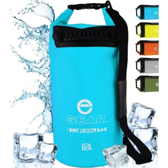Enthusiast Gear Roll Top Floating Cooler Dry Bag &ndash; 18 Cans &ndash; 15L image {7}