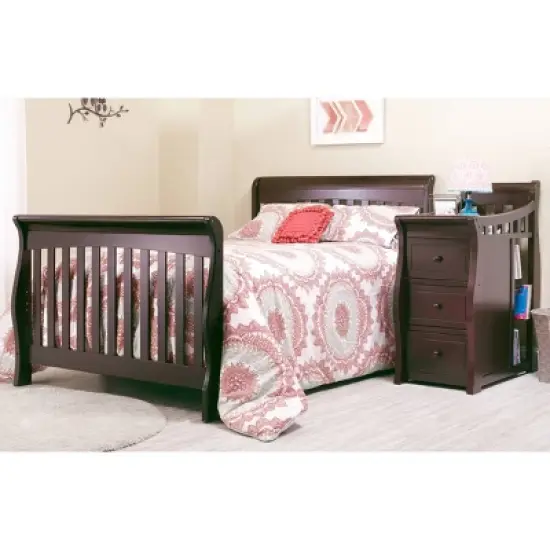 Sorelle Princeton Elite Crib & Changer Espresso image {3}