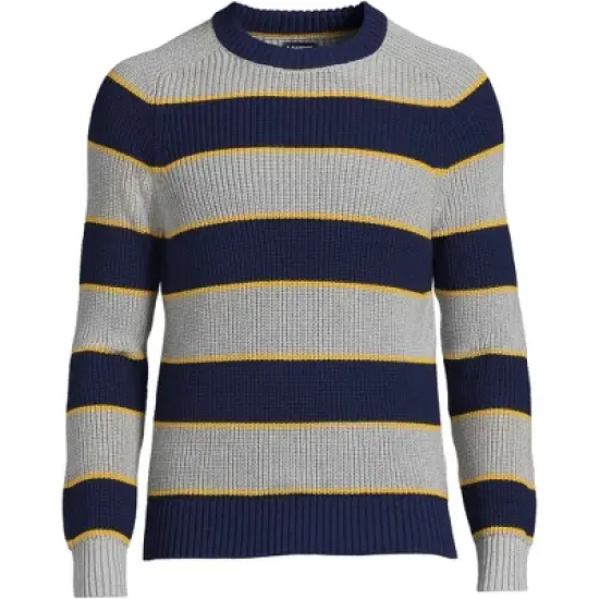 Lands' End Men's Drifter Cotton Crewneck Sweater image {6}