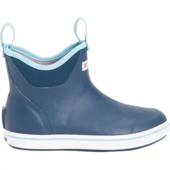 Women's Xtratuf 6 in Ankle Deck Boot, XWAB201, Blue image {6}