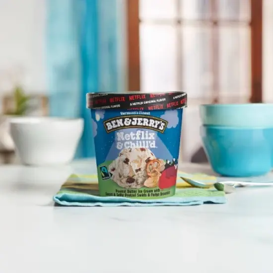 Ben & Jerry's Netflix & Chilled Peanut Butter Ice Cream - 16 fl oz image {3}