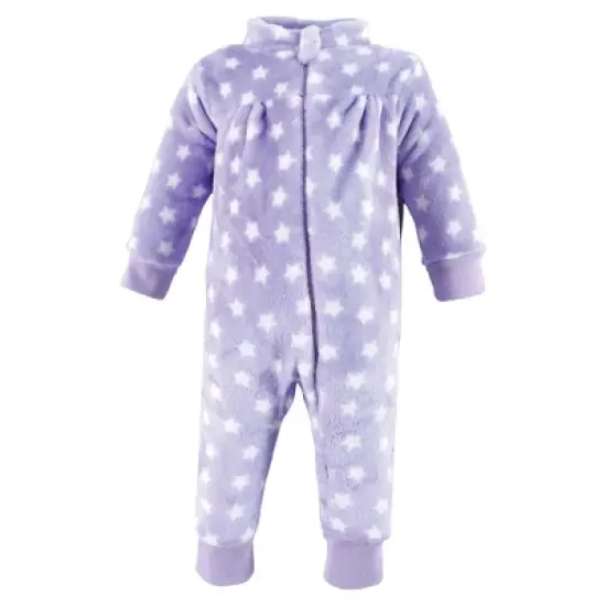Hudson Baby Infant Girl Plush Jumpsuits, Celestial Unicorn image {3}