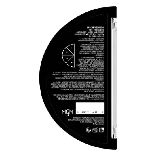 NYX Professional Makeup Wednesday Stained Glass Contour Palette - 2.88oz image {8}