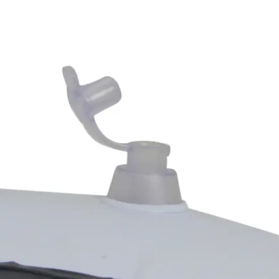 Swim Central 60" Inflatable Black and White Orca Whale Squirter Swimming Pool Float image {2}