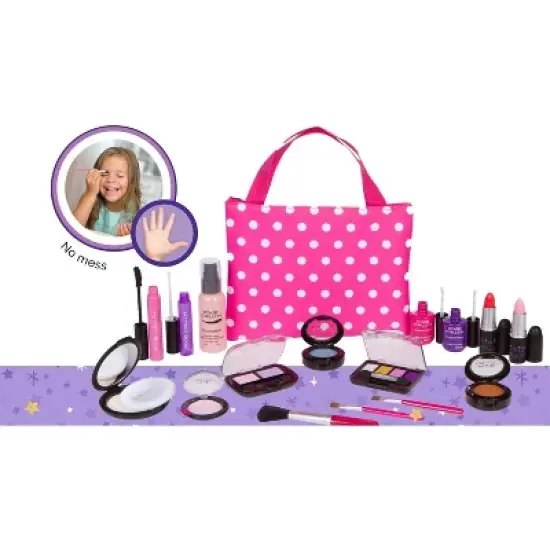 Pixie Crush Pretend Little Girl Play Makeup Deluxe, 16 Piece Set image {1}