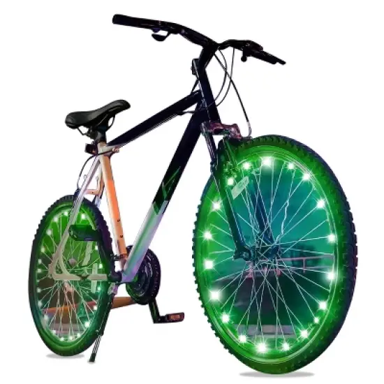 Activ Life 2-Tire Pack LED Bike Wheel Lights with Batteries Included! Get 100% Brighter and Visible from All Angles for Ultimate Safety and Style image {9}