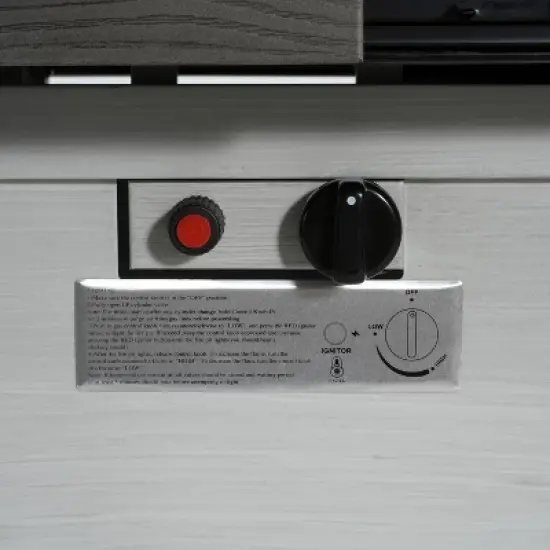 Christopher Knight Home Roy Contemporary Patio Extendable Aluminium Alloy 50,000 BTU Fire Pit Table image {5}