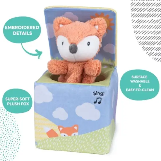 Baby GUND Fox in a Box, Animated Plush Activity Toy for Babies and Infants, Ages 0 and Up, Multicolor image {6}