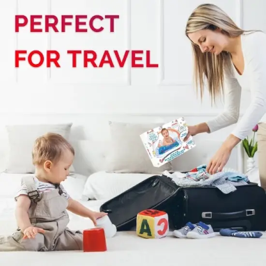 Hoovy Inflatable Tummy Time Water Play Mat image {6}